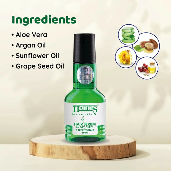 Habibs Professionnel Hair Serum For Smooth Anti-Frizz Hair - 50 ml