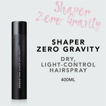 Sebastian Professional Shaper Zero Gravity Hairspray For Effortless Control - 300 ml