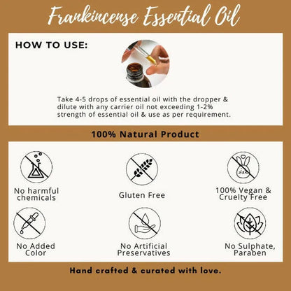 Organicos Frankincense Essential Oil - 15 ml