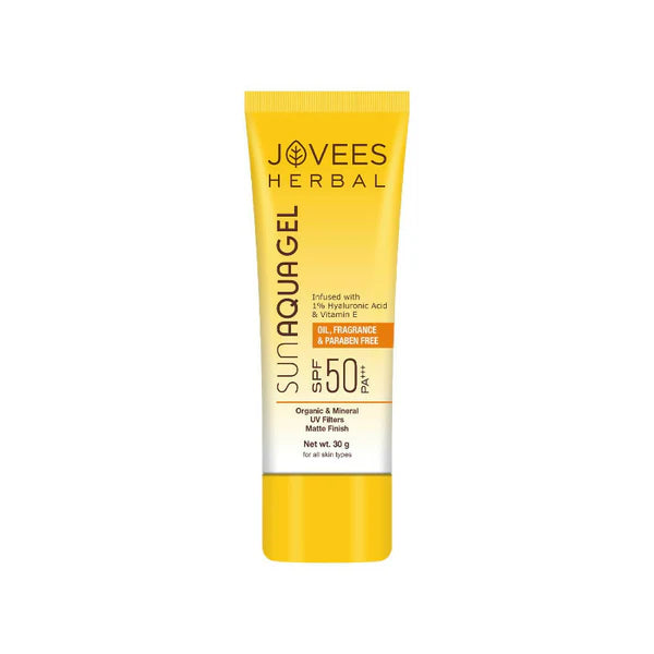 Jovees Herbal Sun Aqua Gel SPF 50 PA+++ Lightweight Texture - 30 gm
