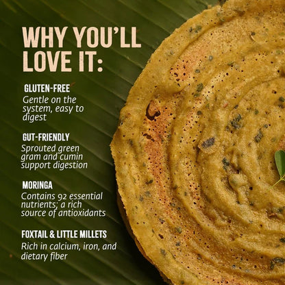 Isha Life Millet and Moringa Dosa Mix - 200 gm