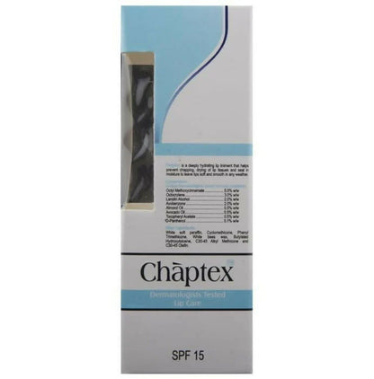 Chaptex SPF 15 Lip Care Lip Balm - 10 gm