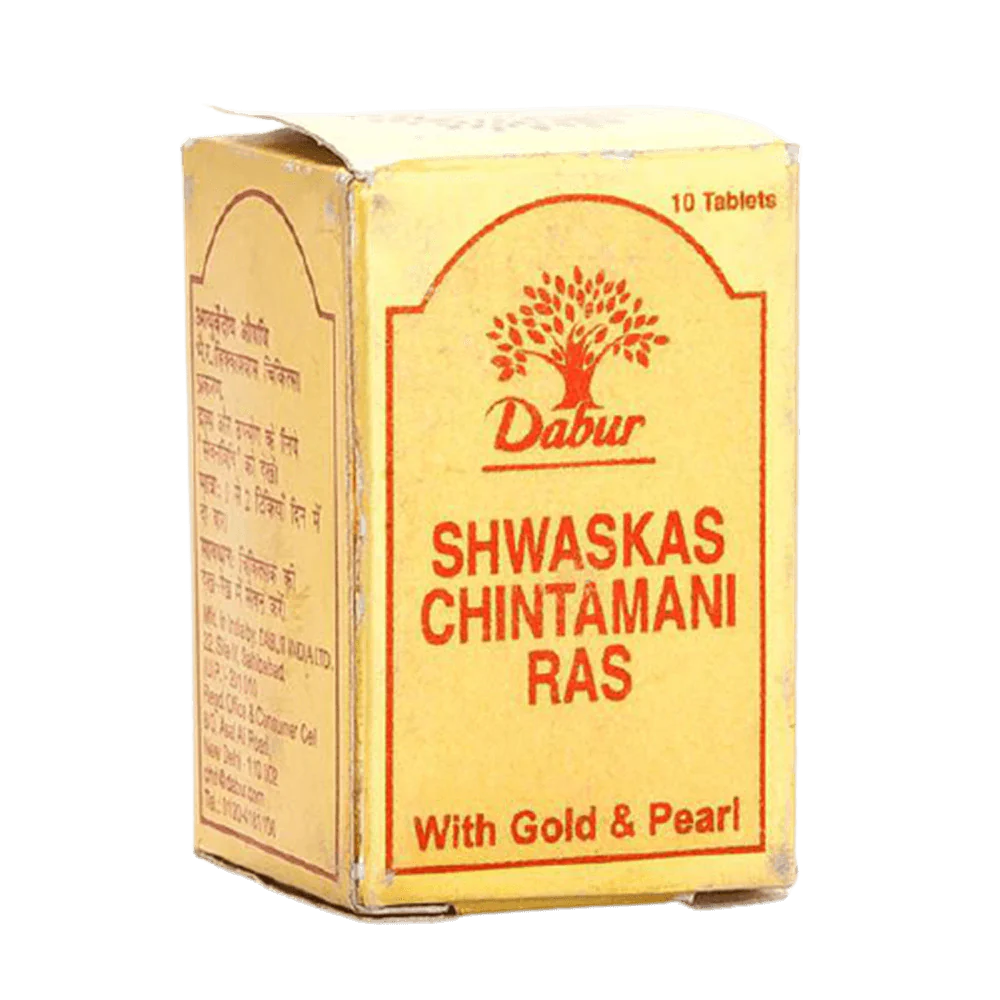 Dabur Shwaskas Chintamani Ras Tablet