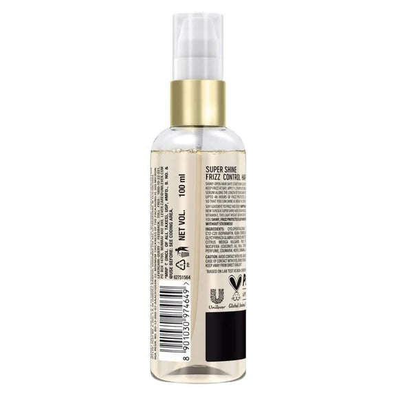 Sunsilk Super Shine Hair Serum For Dry Frizzy Hair, Vitamin E Nourishment, 48 hour frizz free - 100 ml