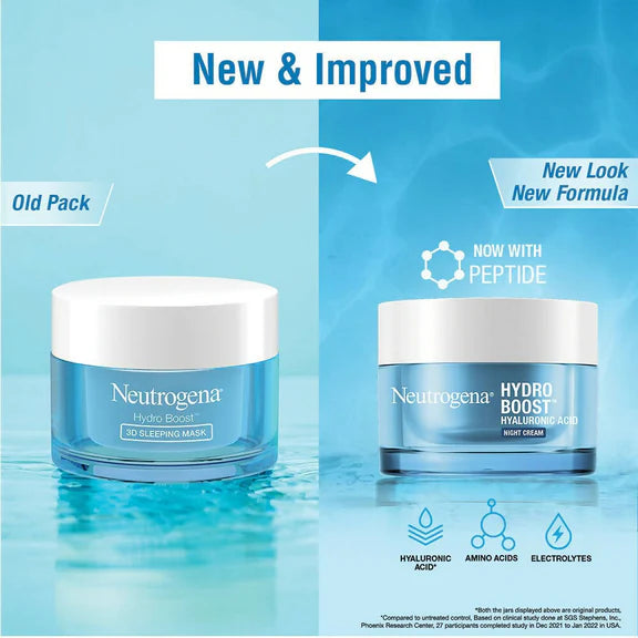 Neutrogena Hydro Boost Hyaluronic Acid Night Cream - 50 gm