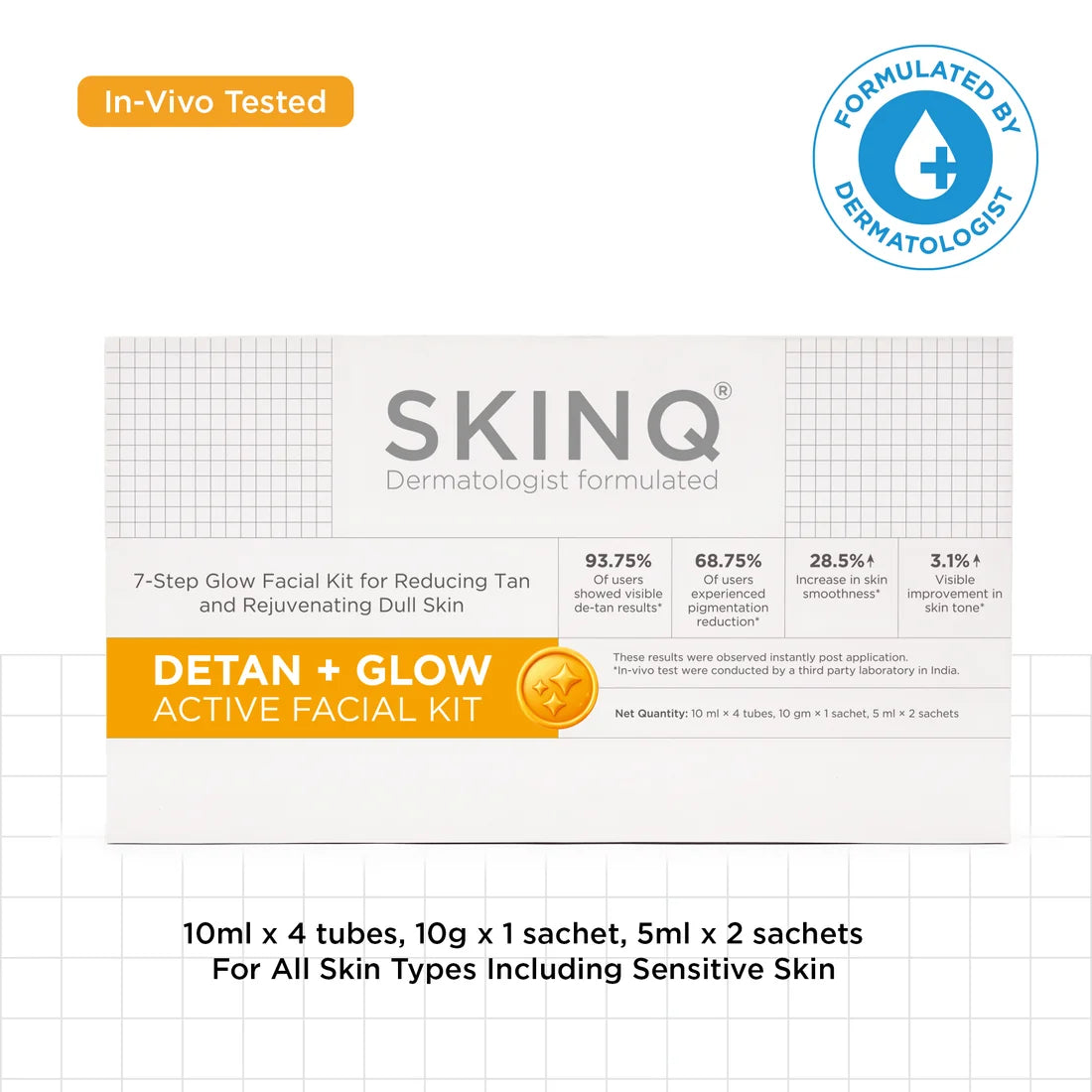 Detan+ Glow Active Facial Kit