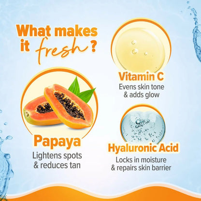 Aqualogica Glow+ Infused Tinted Sunscreen With Papaya & Vitamin C, Protection Against Uva/B, For Glowing & Sun-Safe Skin - 50 gm