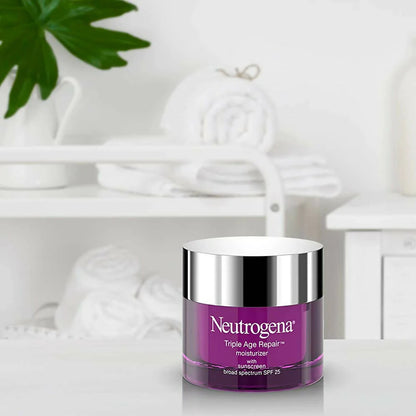 Neutrogena Triple Age Repair Anti Wrinkle Daily Facial Moisturizer With Spf 25 - 48 gm