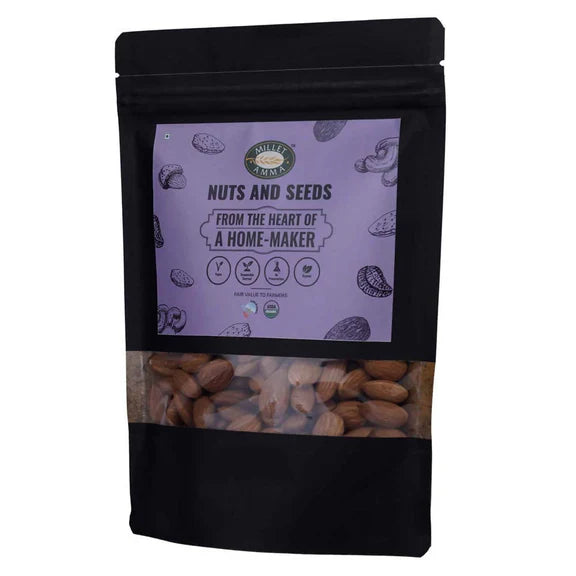 Millet Amma Organic Almonds (Badam) - 250 gm