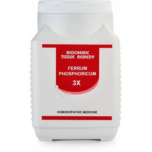 Bakson's Homeopathy Ferrum Phosphoricum Biochemic Tablets -3X