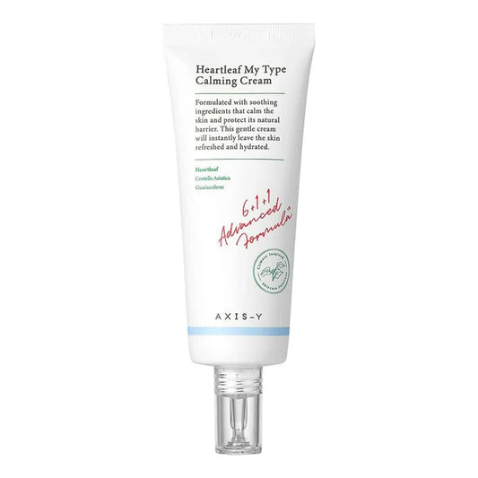 AXIS-Y Heartleaf My Type Calming Cream, Hydrating Gel Moisturizer, Korean Skincare For Sensitive Skin - 60 ml