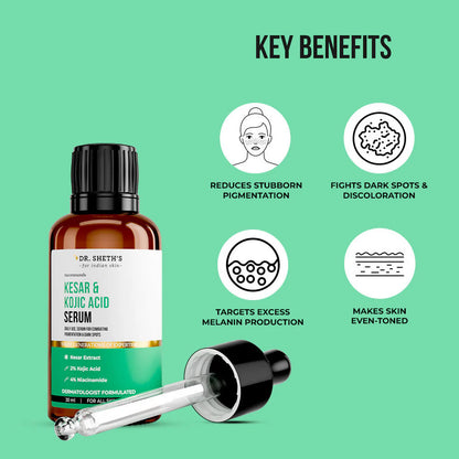 Dr. Sheth's Kesar & Kojic Acid Serum