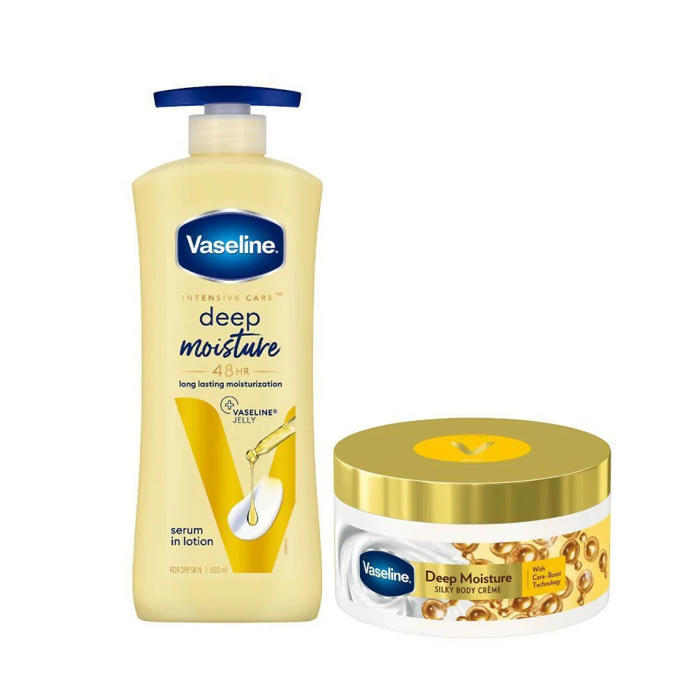 Vaseline Deep Moisture Body Lotion + Butter Combo