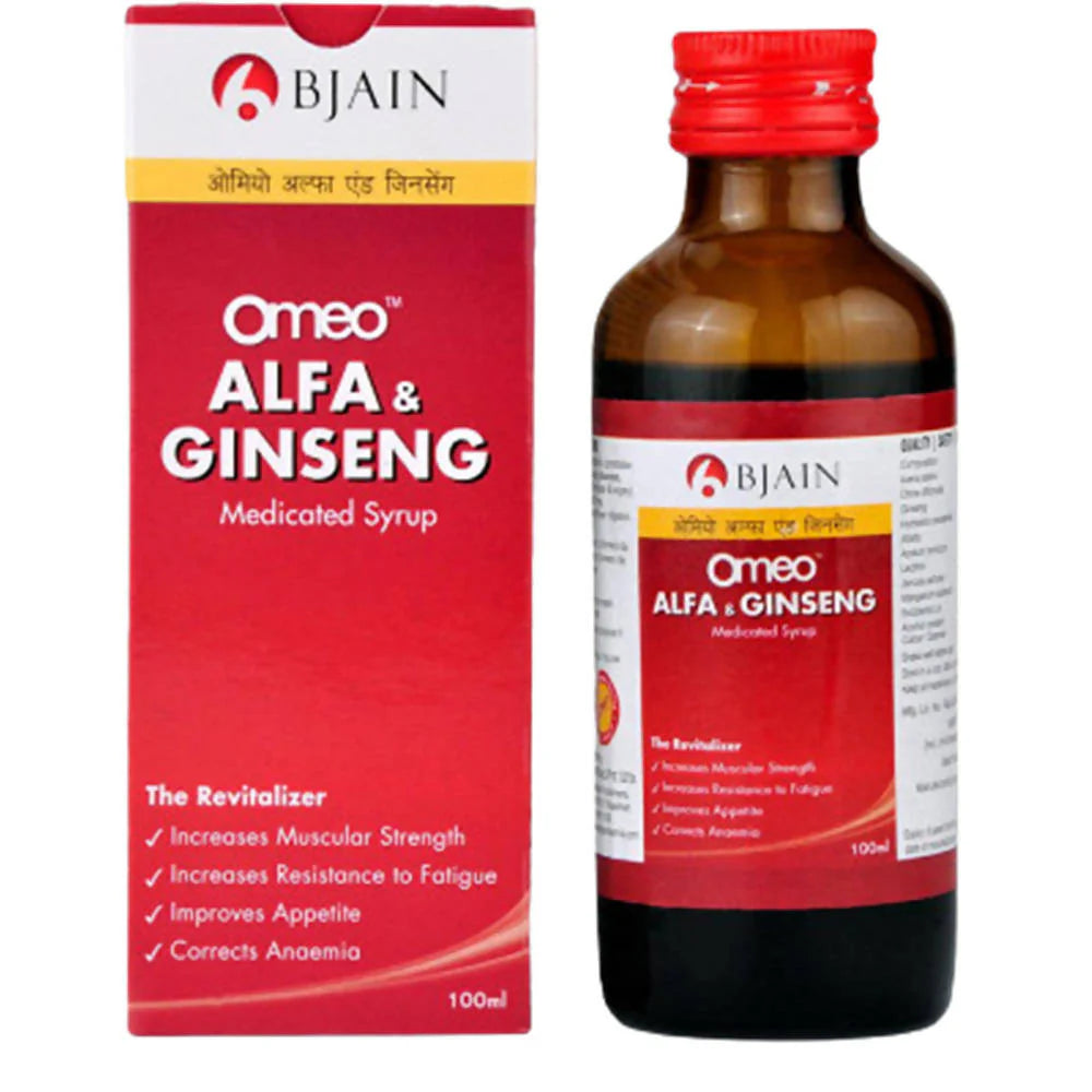 Bjain Homeopathy Omeo Alfa & Ginseng Syrup