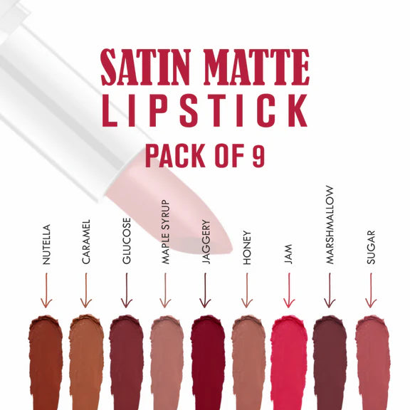 Love Earth Satin Matte Finish Lipstick Combo Kit - kit