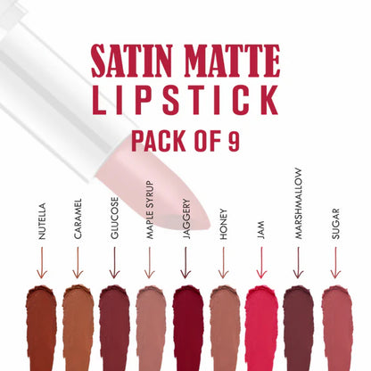 Love Earth Satin Matte Finish Lipstick Combo Kit - kit