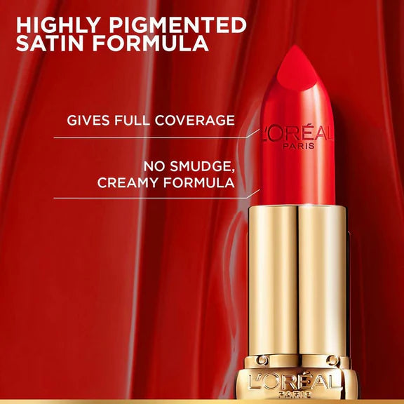L'Oreal Paris Color Riche Satin Lipstick - 125 Maison Marais - 4.3 gm