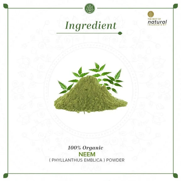 Khadi Natural Organic Neem Leaf Powder - 100 gm