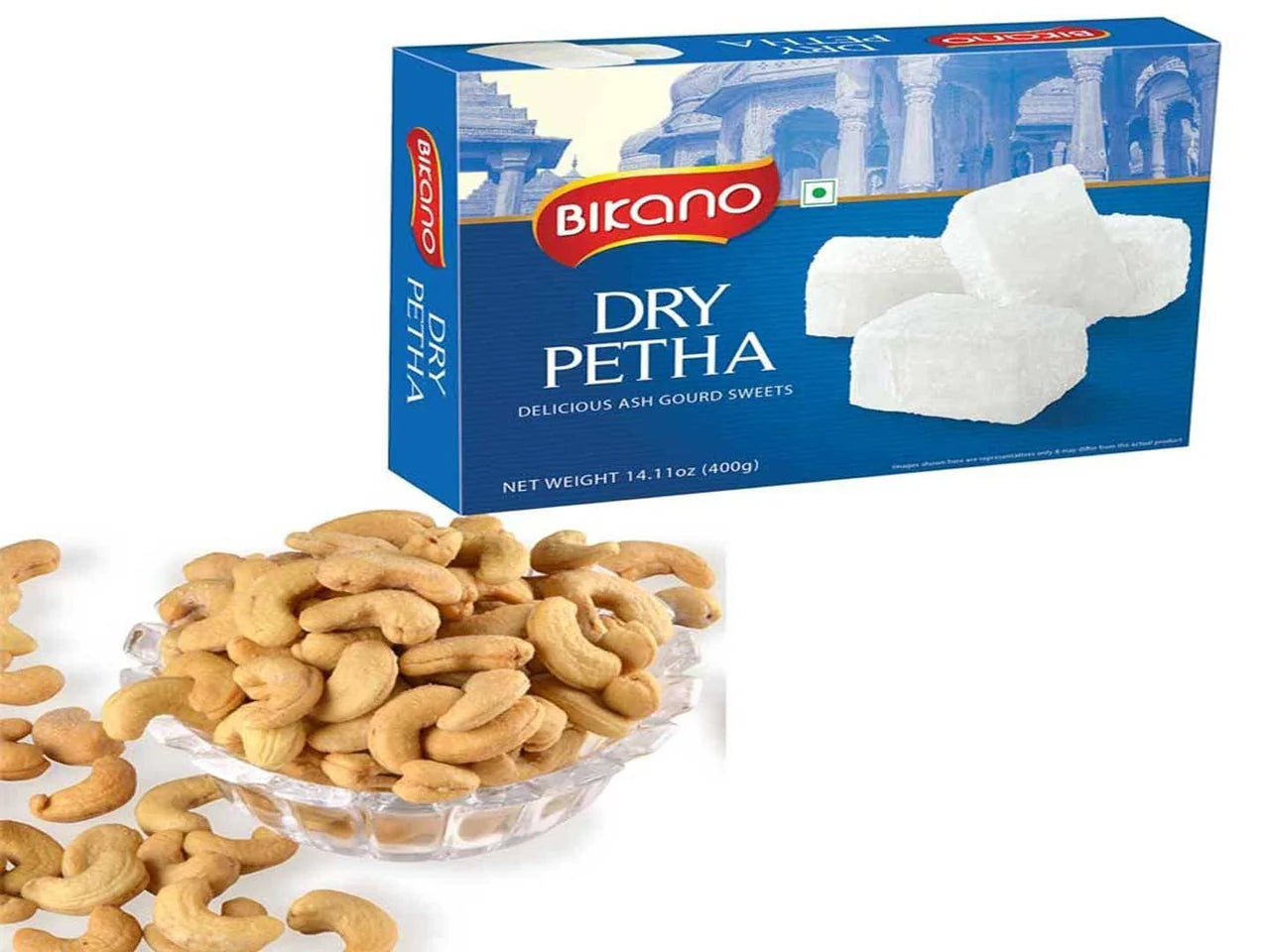 Bikano Dry Petha And Salted Kaju -Combo Pack