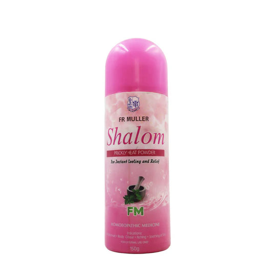 Father Muller Shalom Prickly Heat Powder(Pink) - 150 gm