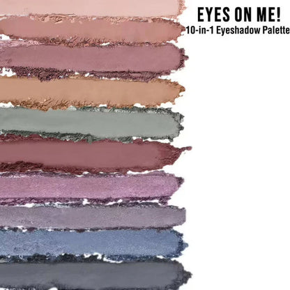 Nykaa Eyes On Me 10-in-1 Eyeshadow Palette - Tinsel Twilight - 12 gm