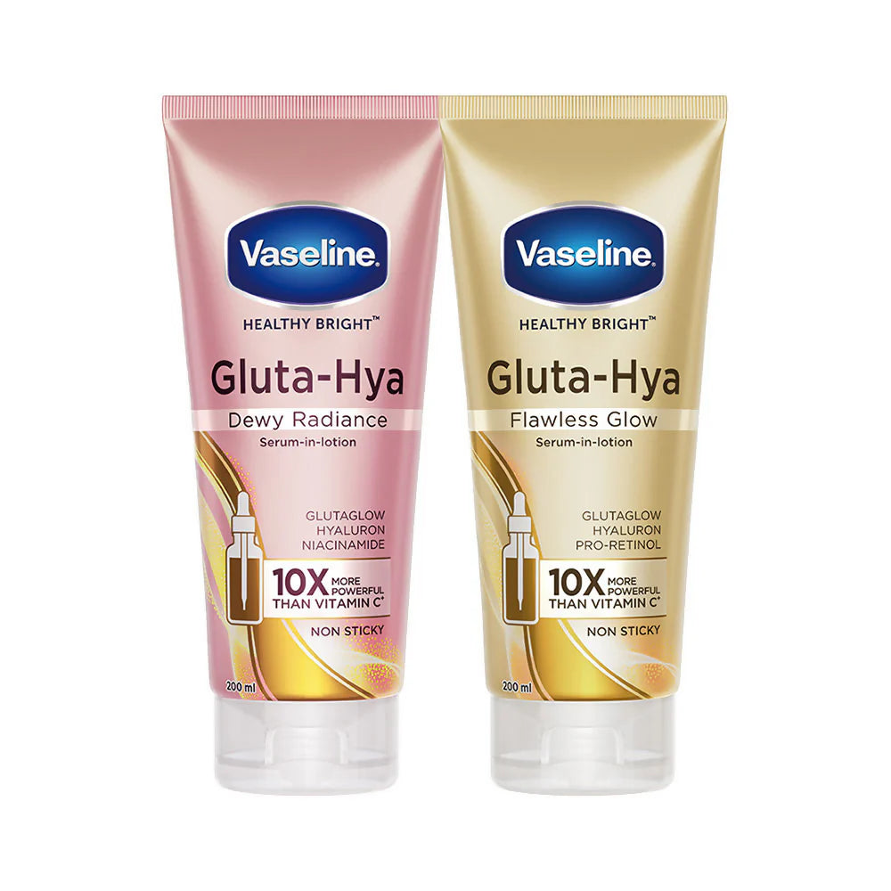 Vaseline Gluta Hya Serum-in-Lotion - Dewy Radiance & Flawless Glow Combo