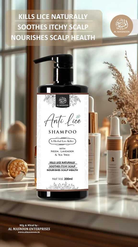 Al Masnoon Anti-Lice Hair Oil & Shampoo - combo