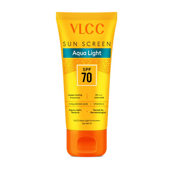 VLCC Aqua Light Sunscreen Gel SPF 70 PA++++ - 100 gm