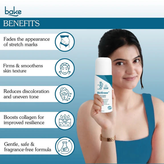 Bake StriErase™ Stretch Marks Removal Roll-On Serum - 50 ml