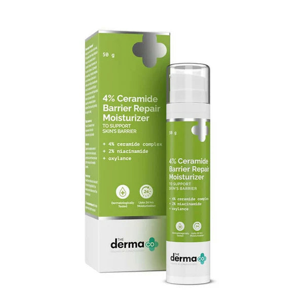 The Derma Co 4% Ceramide Barrier Repair Moisturizer - 50 gm