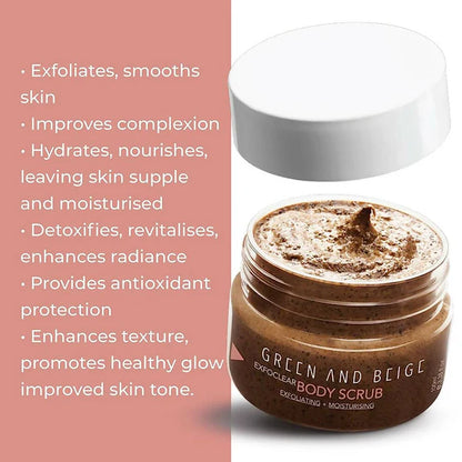 Green And Beige Exfoclear Body Scrub - 100 ml
