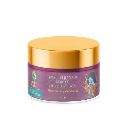 Lakshmi Krishna Rose + Geranium Glow Gel For Dusky Skin -