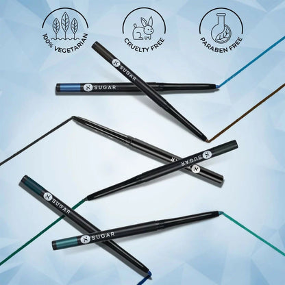 Sugar Cosmetics Kohl of Honour Intense Kajal Upto 12 hrs, Long Lasting, Smudge Proof & Waterproof Kajal - 01 Black Out - 0.3 gm