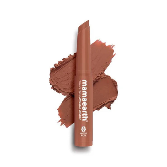 Mamaearth Moisture Matte Longstay Mini Lipstick - Cinnamon Nude