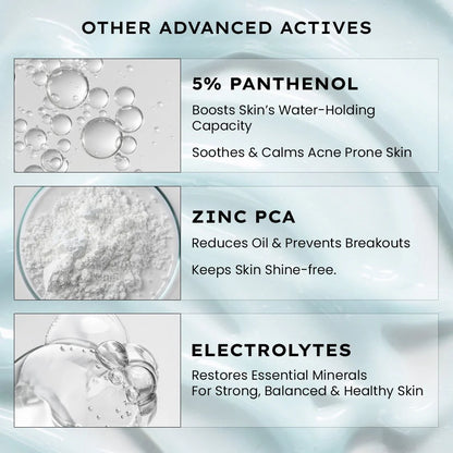 Hyphen 2% Cica Exosome Oil-Free Moisturizer 5% Niacinamide Controls Oil Non-sticky, Light Gel - 50 ml