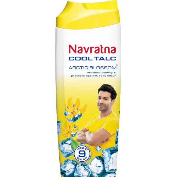 Navratna Cool Arctic Blossom Talc - 400 gm