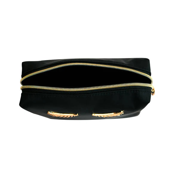 Colorbar Pouch Lips & Lashes Box Pouch (Set Of Two) - Black - Combo