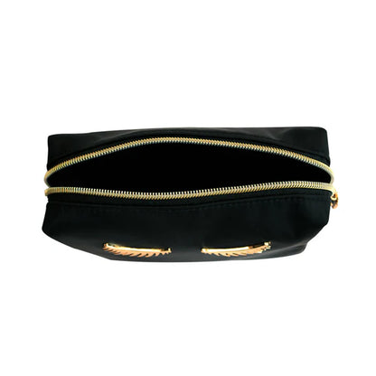 Colorbar Pouch Lips & Lashes Box Pouch (Set Of Two) - Black - Combo