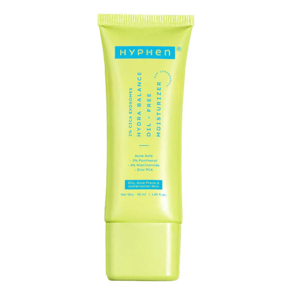 Hyphen 2% Cica Exosome Oil-Free Moisturizer 5% Niacinamide Controls Oil Non-sticky, Light Gel - 50 ml