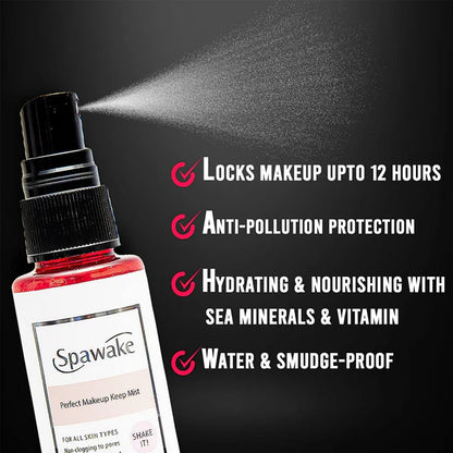 Spawake Makeup mist with Vitamin B6 + Natural Glow BB Cream Combo - combo