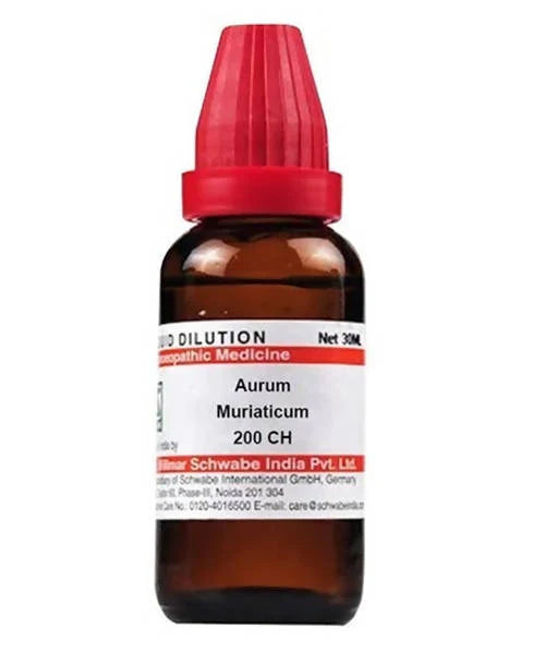 Dr. Willmar Schwabe India Aurum Muriaticum Dilution -6 CH -