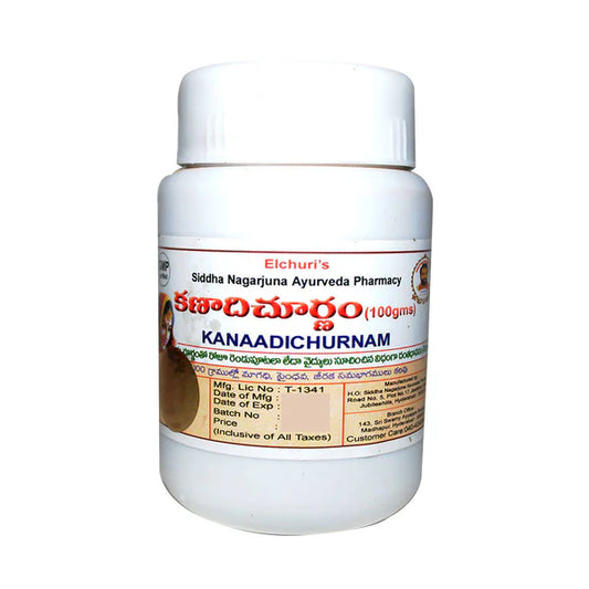 Siddha Nagarjuna Ayurveda Kanaadi Churnam - 100 gm
