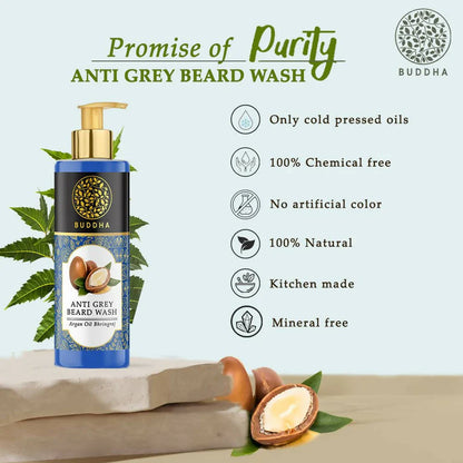 Buddha Natural Anti Grey Beard Wash - 120 ml