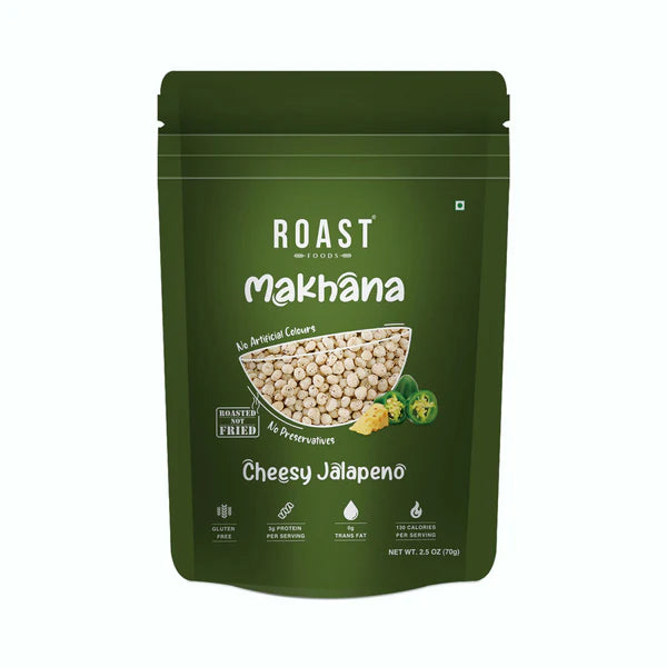 Roast Foods Makhana Cheesy Jalepeno - 70 gm
