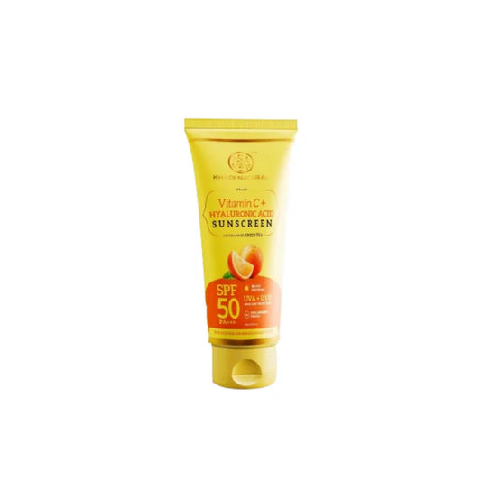 Khadi Natural Vitamin C + Hyaluronic Acid Sunscreen SPF 50 PA+++ - 100 gm