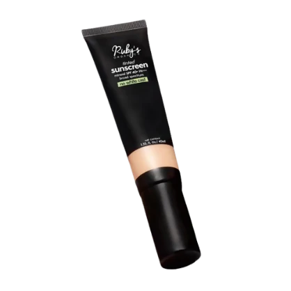 Ruby's organics Tinted Mineral Sunscreen Spf 40,PA+++ - 40 ml