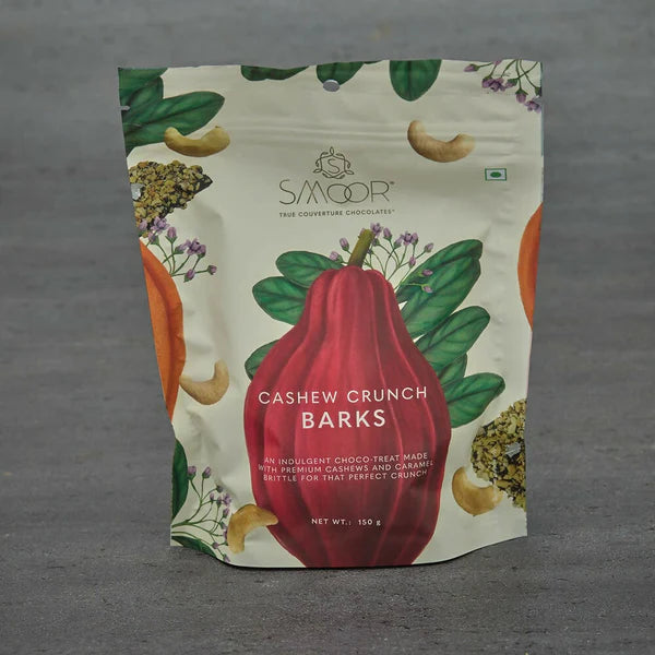 Smoor Cashew Crunch Barks - 150 gm