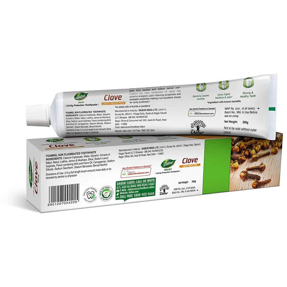 Dabur Herb'l Clove - Cavity Protection Toothpaste - 200 gm