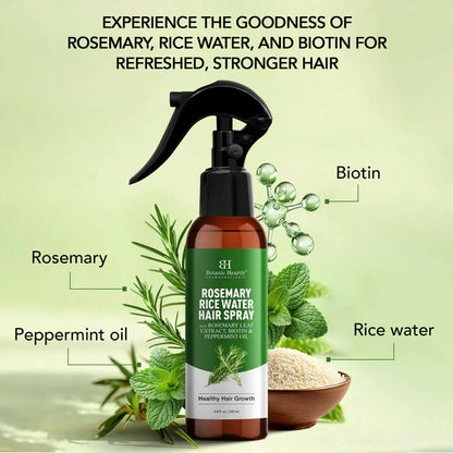 Botanic Hearth Rosemary Rice Water Spray for Hair Growth - 200 ml