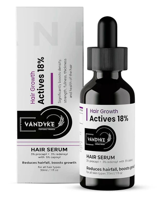 Vandyke Hair Growth Actives 18% Hair Serum - 30 ml